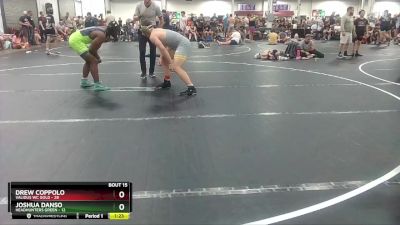 165 lbs Round 4 (8 Team) - Joshua Danso, Headhunters Green vs Drew Coppolo, Validus WC Gold