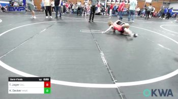 60 lbs Semifinal - Toby Jager, Carl Albert vs Kaden Decker, Henryetta Knights Wrestling Club