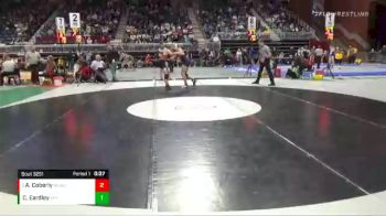 3A-152 lbs Cons. Round 2 - Aidan Coberly, Newcastle/Upton vs Carson Eardley, Mountain View