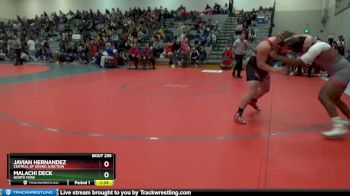 215 lbs Champ. Round 2 - Malachi Deck, North Fork vs Javian Hernandez, Central Of Grand Junction