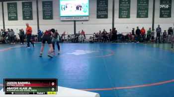 131-137 lbs Semifinal - Abayomi Alase Jr., Bloomington High School North vs Jaxson Bagwell, Mattoon Youth WC