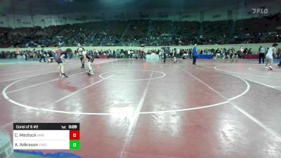 120 lbs Consi Of 8 #2 - Chloe Medlock, Hefner Middle School vs Annabella Adkisson, Yukon Jr. High Girls