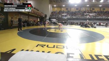 132 lbs Round Of 64 - Braxton Bohinc, St. John's College High School vs Scott Moreau, Belmont Hill School