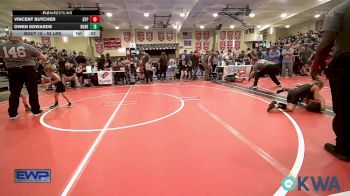 52 lbs Round Of 16 - Vincent Butcher, Tulsa Blue T Panthers vs Owen Edwards, Runestone