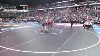 190-2A Quarterfinal - Braden Laiminger, North Fork High School vs Daden Beauprez, Yuma