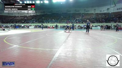 128 lbs Quarterfinal - Jackallyne Guzman, Midwest City JH vs Rachel Garcia, Edmond North