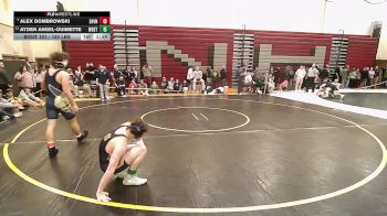 150 lbs Round Of 16 - Alex Dombrowski, East Haven vs Ayden Angel-Ouimette, Woodstock Academy