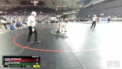 1B/2B 152 Semifinal - Kaleb Blanton, Forks vs Chris Rodriguez, Tonasket