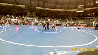 60 lbs Quarterfinal - Bryar Burch, Dark Cloud Wrestling Club vs Harlyn Theis, New Prague Wrestling