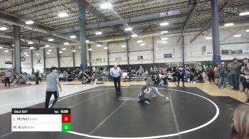 58 lbs 3rd Place - Liam McNeil, Spanish Springs WC vs Mowgli Krull, McKenzie River Mat Club