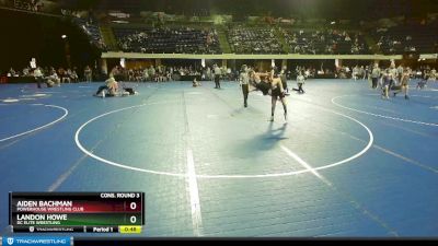 95 lbs Cons. Round 3 - Aiden Bachman, Powerhouse Wrestling Club vs Landon Howe, DC Elite Wrestling