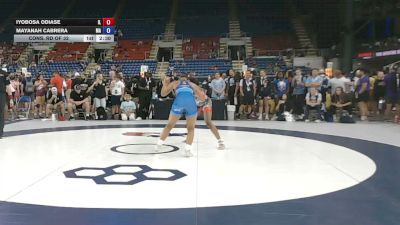 145 lbs Cons. Rd Of 32 - Iyobosa Odiase, Illinois vs Mayanah Cabrera, Massachusetts