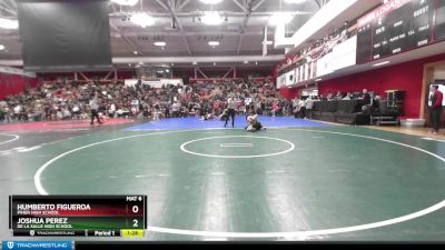 140 lbs Champ. Round 3 - Joshua Perez, De La Salle High School vs Humberto Figueroa, Piner High School