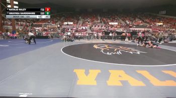 120 lbs Cons. Round 1 - Natalie Haley, Fort Scott HS vs Graysea Gardenhire, Clearwater HS