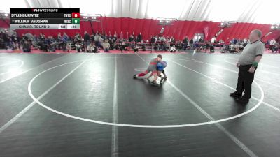 12U Boys - 108 lbs Champ. Round 2 - William Vaughan, Wisconsin vs Sylis Burwitz, Team Nazar Training Center