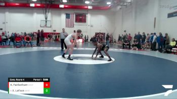 160 lbs Cons. Round 4 - Xzavian LaFave, Laville vs Kavon Fairbotham, Penn