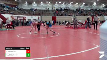 101 lbs Cons. Round 5 - Aaliyah Brown, Lowell vs Summer Stoller, Tri-County