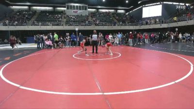 70 lbs 5th Place - Sydney Yu, Germantown vs Isla Coryell, Pottstown