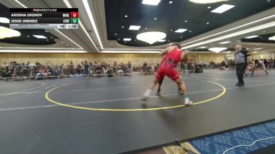 157 lbs Quarterfinal - Akosha Okenov, World Team Training Center vs Jesse Jimenez, Centennial HS