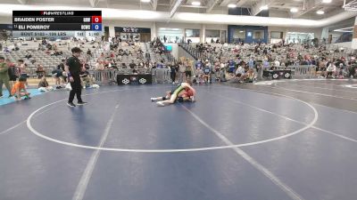 106 lbs Cons. Quarters - Braiden Foster, Gold Rush Wrestling vs Eli Pomeroy, Bear Cave Wrestling Club