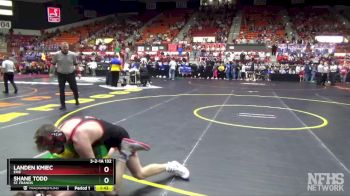 3-2-1A 132 Semifinal - Shane Todd, St. Francis vs Landen Kmiec, Erie