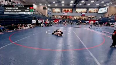 157 lbs Round 2 - Wesley Davies, Carl Albert vs Nolan Rasmussen, Katy Jordan