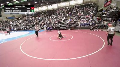 3A 106 lbs Cons. Semi - Evan Centeno, Ben Lomond vs Teagan Griffiths, Canyon View