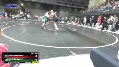 150 lbs Quarterfinal - Wakefield Fincham, Beloit vs Maverick Renville, Augusta