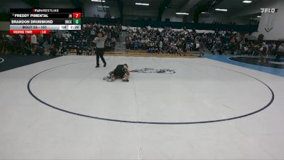 157 lbs Champ. Round 1 - Brandon Drummond, Brockport vs Freddy Pimental, Johns Hopkins