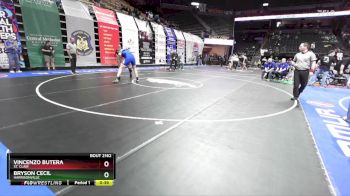 215 Class 2 lbs Cons. Round 1 - Vincenzo Butera, St. Clair vs Bryson Cecil, Harrisonville