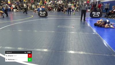 80 lbs Consy 2 - Keller Sherer, Mayfield Mat Academy vs Dante Mattone, Pitt Bull