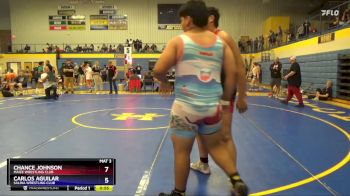 285 lbs Cons. Semi - Chance Johnson, Maize Wrestling Club vs Carlos Aguilar, Salina Wrestling Club
