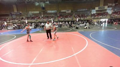 98 lbs Consi Of 8 #2 - Deacon Madrid, Capital City Jr Wrestling vs Kyle Blow, Pikes Peak Warriors