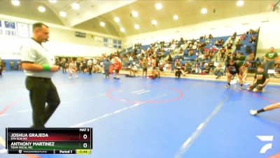 120 lbs Cons. Round 4 - Joshua Grajeda, 5th Sun WC vs Anthony Martinez, Team SoCal WC