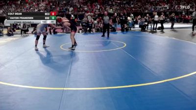 3A 165 lbs Cons. Round 2 - Haydn Frandsen, North Gem vs Colt Dean, Melba