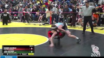 108 lbs Cons. Round 2 - Kaden Gamble, Eastside Cougars vs Jon Hocker, North Wrestling Club