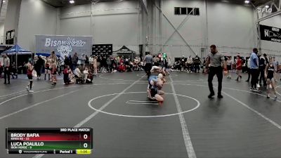 72 lbs Placement (4 Team) - Luca Poalillo, Iron Horse vs Brody Bafia, Kings K6