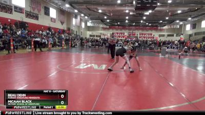 95 lbs Cons. Round 2 - Beau Dehn, Pursuit Wrestling Minnesota vs Micaiah Black, Victory School Of Wrestling