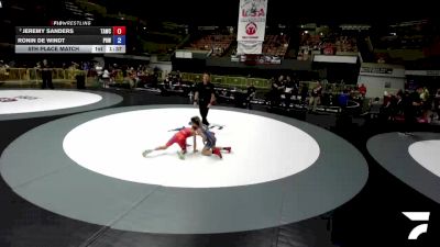 84 lbs 5th Place Match - Jeremy Sanders, Team Arcata Wrestling Club vs Ronin De Windt, Project 8 Wrestling