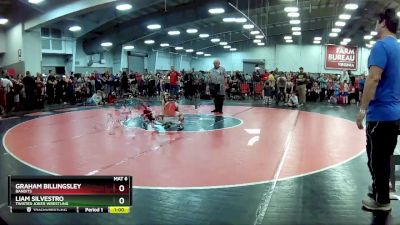 53 lbs Cons. Semi - Liam Silvestro, Twisted Joker Wrestling vs Graham Billingsley, Bandits