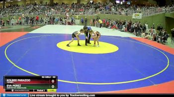 60 lbs Quarterfinal - Eva Perez, Hermiston Wrestling vs Kolbee Parazoo, Tombey