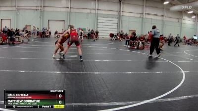 180 lbs Round 1 - Paul Ortega, Grainhouse Grapppler vs Matthew Gorbatuk, Yale Street Wrestling Club