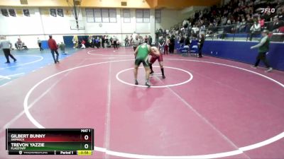 215 lbs 5th Place Match - Trevon Yazzie, Flagstaff vs Gilbert Bunny, Shiprock