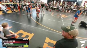 85+ Round 2 - Jadyn Flores, Powell Wrestling Club vs Jayden Delgado, Cody Wrestling Club