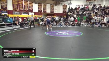 175 lbs Semifinal - William Henckel, Blair Academy vs Emmitt Sherlock, Gilman School