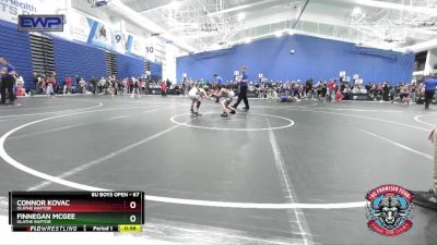 67 lbs Cons. Round 3 - Connor Kovac, Olathe Raptor vs Finnegan McGee, Olathe Raptor