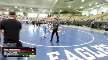 130 lbs 1st Place Match - Logan Harper, Bradley Pride Wrestling vs Preston Lobliner, Brentwood Wrestling Club