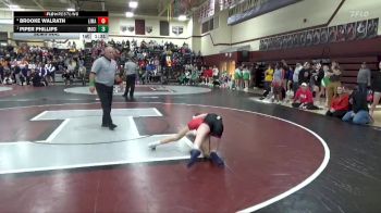 100 lbs Semifinal - Piper Phillips, Mason City vs Brooke Walrath, Linn-Mar