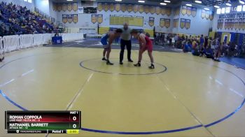 144 lbs Round 4 (8 Team) - Nathaniel Barrett, Attack WC vs Roman Coppola, Lake Mary Militia WC