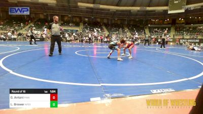 67 lbs Round Of 16 - Gavin Antoni, PINnacle vs Lincoln Brower, Apex